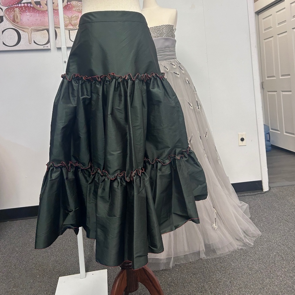 Sachin & Babi Green maxi skirt Sz6 NWT